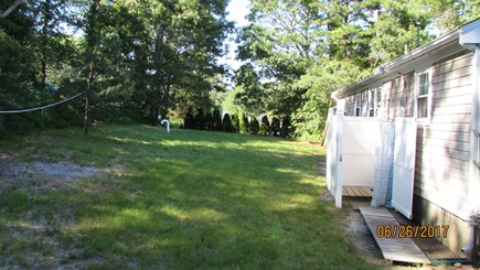 Dennisport Cape Cod vacation rental - Backyard with outdoor shower