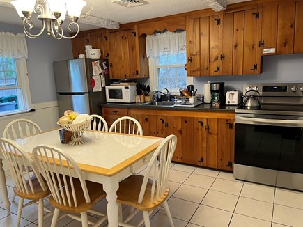 Dennisport Cape Cod vacation rental - Kitchen with new stove & frig.