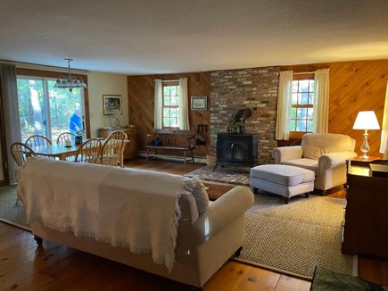 Eastham Cape Cod vacation rental - Open airy  great room /dining and living room kitchen combination