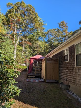 Osterville Cape Cod vacation rental - Covered Deck and Outdoor Shower
