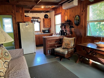 Wellfleet Cape Cod vacation rental - Livingroom and kitchen