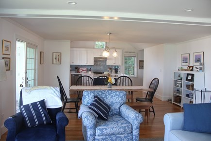 Barnstable Cape Cod vacation rental - Open living room, dining room, kitchen