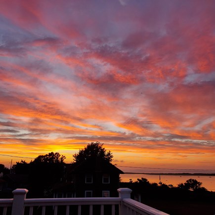 Barnstable Cape Cod vacation rental - Sunset from 2nd Floor porch