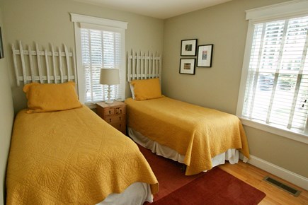 Dennis, North Side Cape Cod vacation rental - Double bedroom, first floor, 2 twin beds