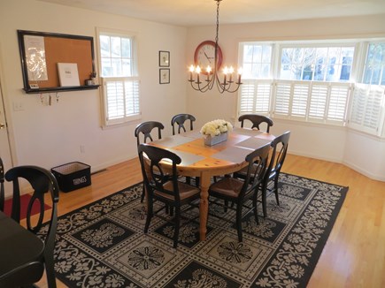 Harwich, H’port Walk to Beach & Town Cape Cod vacation rental - Open concept Pottery Barn eat-in Kitchen/Dining Room