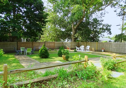 Dennisport Cape Cod vacation rental - Lovely garden area – large area to relax, dine and play