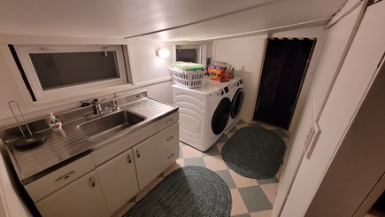Orleans Cape Cod vacation rental - Wash room ''ell'' off kitchen.