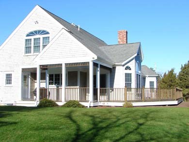 Chatham, downtown Cape Cod vacation rental - Spend hours relaxing on the huge deck that wraps around the house