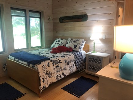 Wellfleet--Ocean Side Cape Cod vacation rental - The “kids” room, with a full sized bed, and sleeping/play loft.