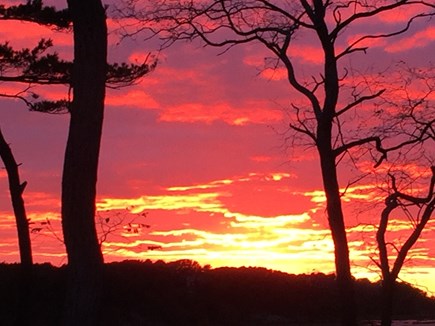 Truro Cape Cod vacation rental - A sunset from the house