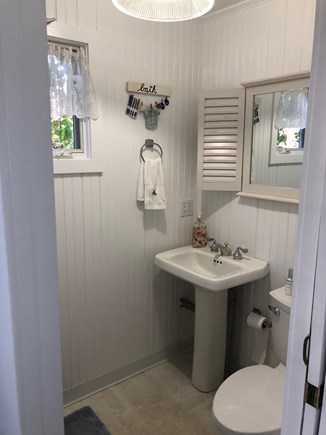 West Yarmouth Cape Cod vacation rental - Downstairs Bathroom
