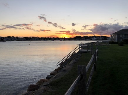 West Yarmouth Cape Cod vacation rental - Sunset from Backyard