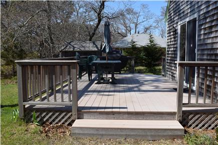 Brewster Cape Cod vacation rental - Large deck with grill