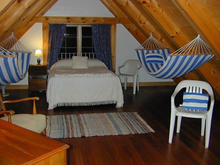 Harwich - on Long Pond. Cape Cod vacation rental - Queen bed with view of the water