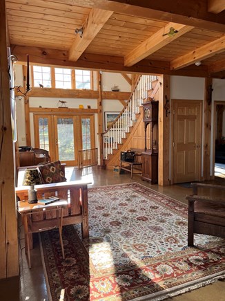 Harwich - on Long Pond. Cape Cod vacation rental - Looking toward the grand entrance/foyer