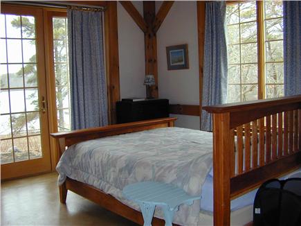 Harwich - on Long Pond. Cape Cod vacation rental - First Floor MBR - sunny water views, private bath with shower