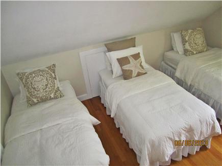 Falmouth Cape Cod vacation rental - Upstairs bedroom with 3 twin beds
