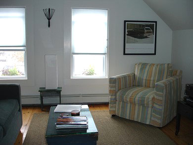 West End, Provincetown Cape Cod vacation rental - Comfortable living room with new furnishings