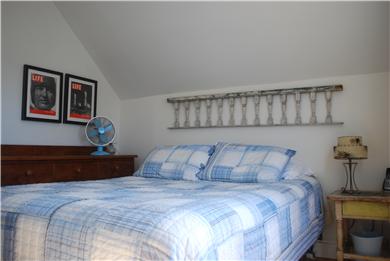 West End, Provincetown Cape Cod vacation rental - Front bedroom with queen bed and street view