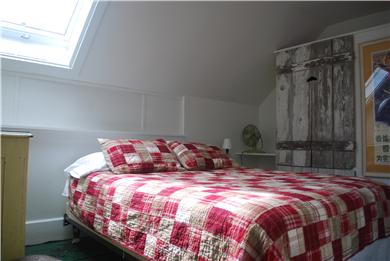 West End, Provincetown Cape Cod vacation rental - Back bedroom with skylight and queen bed
