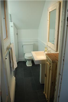 West End, Provincetown Cape Cod vacation rental - Renovated bathroom with custom shower and skylight