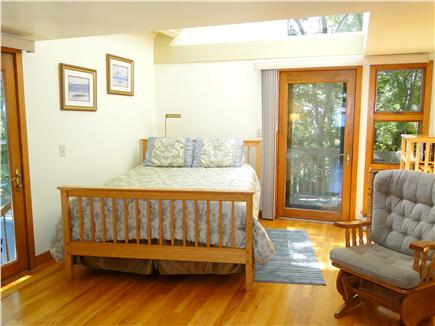 Plymouth MA vacation rental - First floor queen bedroom w/ private deck, bathroom