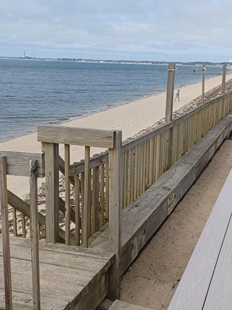 North Truro Cape Cod vacation rental - View of the beach, directly off the back deck