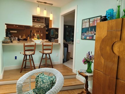 Wellfleet Cape Cod vacation rental - Living room with kitchen counter