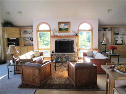 Truro Cape Cod vacation rental - Great Room - View from Dining Room to Living Room
