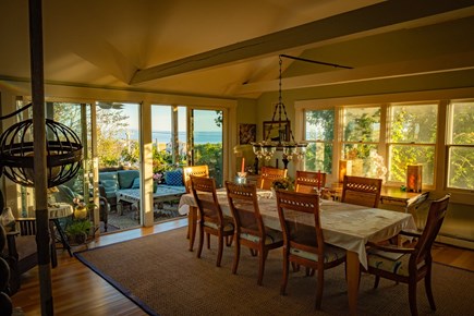 Provincetown Cape Cod vacation rental - Dining Room with expansive views of Cape Cod Bay