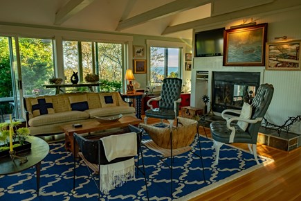 Provincetown Cape Cod vacation rental - Relax with the art in the living areas of Oasis House