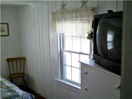West Yarmouth Cape Cod vacation rental - Far side of room with queen bed & t.v.