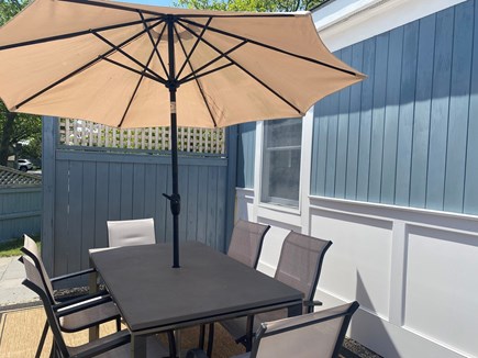 South Yarmouth Cape Cod vacation rental - Private patio