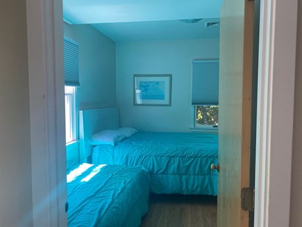 South Yarmouth Cape Cod vacation rental - Second bedroom has one queen and one twin bed, dresser, closet