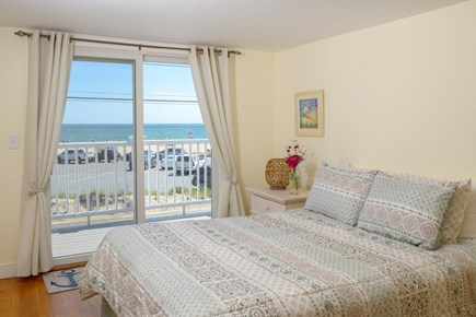 Centerville Cape Cod vacation rental - Queen bedroom with sliding door to deck
