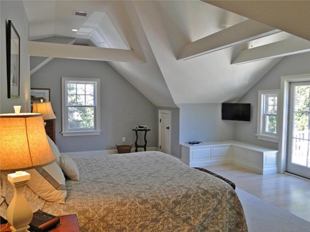 East Orleans Cape Cod vacation rental - Master bedroom upstairs with private bath and balcony