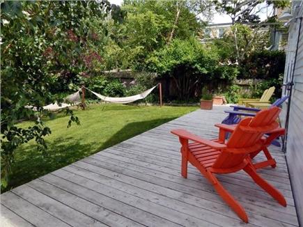 Provincetown, West End Cape Cod vacation rental - Very private yard, hammocks as seen from the back deck