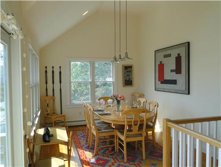 Provincetown, East End Cape Cod vacation rental - Dining table seats eight