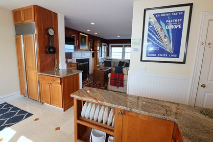East Dennis Cape Cod vacation rental - Kitchen towards living room