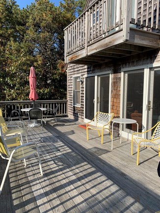 Truro, Corn Hill, Castle Road Area Cape Cod vacation rental - Partial deck view - Weber gas grill to the right