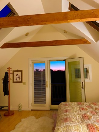 Truro, Corn Hill, Castle Road Area Cape Cod vacation rental - Top floor bedroom, (1) queen bed, balcony