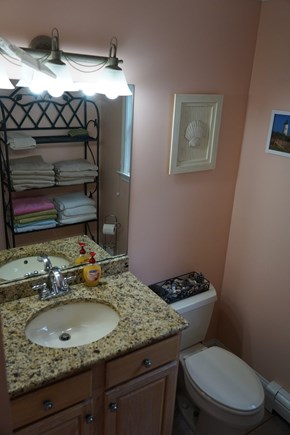 East Dennis Cape Cod vacation rental - First floor bathroom/shower/laundry