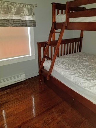 Wareham MA vacation rental - 3rd bedroom-Full Size Bottom Bunk & Twin Top Bunk.