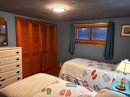 Dennis Cape Cod vacation rental - Upstairs bedroom with two twin beds.