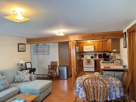 Dennis Cape Cod vacation rental - Downstairs living room and kitchen