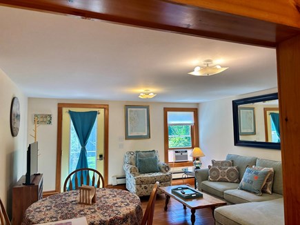 Dennis Cape Cod vacation rental - Living room downstairs stairs