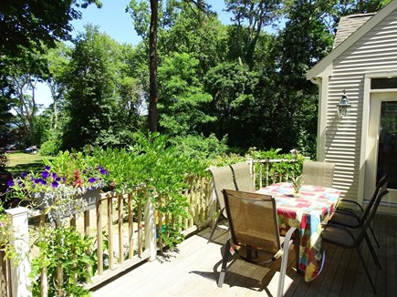 Harwich Cape Cod vacation rental - Privacy galore while you enjoy the sunny deck