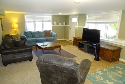 Harwich Cape Cod vacation rental - 2nd family room lower level equipped for movie nights at home