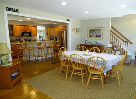 Harwich Cape Cod vacation rental - Open dining into kitchen- perfect for those summertime dinners