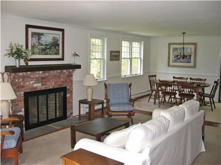 North Chatham Cape Cod vacation rental - Great Room (Living room and dining area)